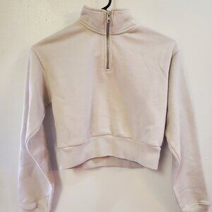 Artizia Tna Turtle Neck Zip Crop Sweater